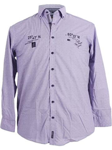 Venti Langarm FreizeitHemd für Herren in blau