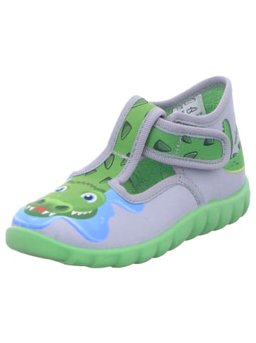 Fischer Markenschuh Hausschuh in grün