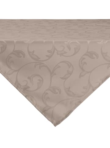 Erwin Müller Jacquard Mitteldecke Greven in cappuccino