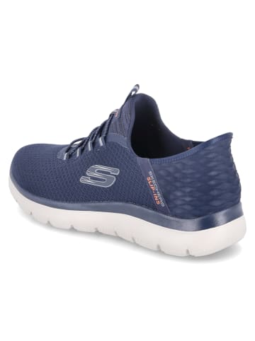 Skechers Schnürhalbschuh in blau