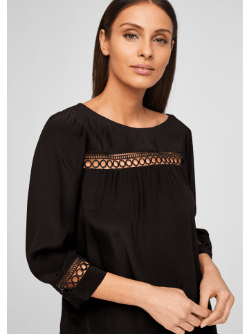 s.Oliver BLACK LABEL Bluse 3/4 Arm in Schwarz