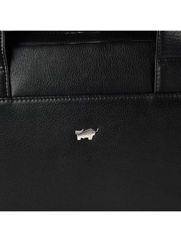 Braun Büffel Golf 3.0 Aktentasche Leder 37.5 cm Laptopfach schwarz