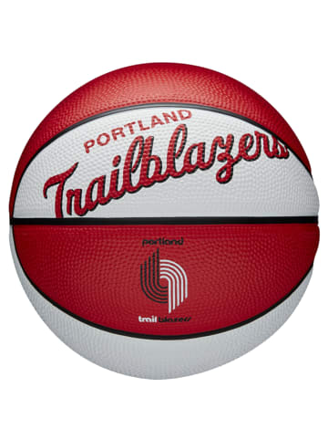 Wilson Wilson Team Retro Portland Trail Blazers Mini Ball in Weiß