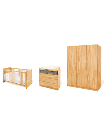 Pinolino Kinderzimmer-Set Natura breit groß, 3-tlg.