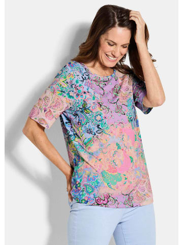 GOLDNER Viskoseshirt mit Paisley-Muster in bunt / gemustert