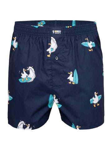 Happy Shorts Boxer Motive in Surfing Seagull