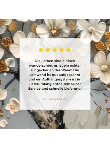 MuchoWow Poster mit Leiste Weißer Baum  (BxH)