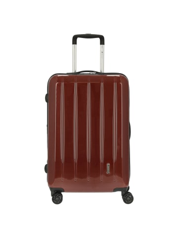 Check.In London 2.0 - 4-Rollen-Trolley 67 cm in carbon rot