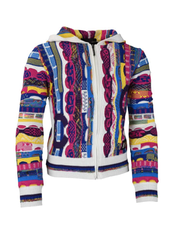 Carlo Colucci Strickjacke Castellana in Rot / Weiß