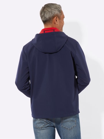 Sieh an! Softshelljacke in marine