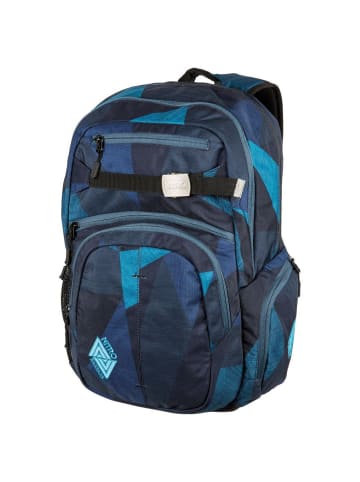 Nitro Hero - Laptoprucksack 17" 52 cm in fragments blue