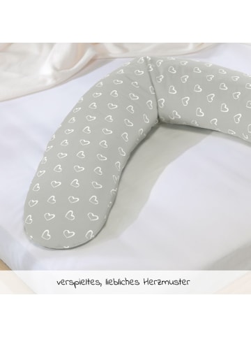 Theraline Stillkissen Das Komfort mit feiner in grau,motiv
