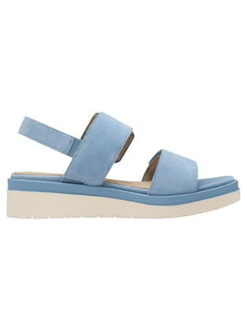 Tamaris WIDE FIT Sandalette in LT BLUE SUEDE