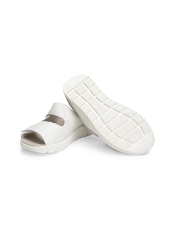 VITAFORM Softnappaleder Pantoletten in weiß