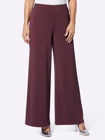 WITT WEIDEN Jerseyhose in burgund
