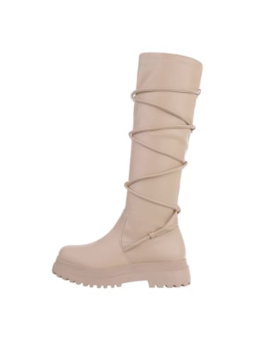 Ital-Design Stiefel in Beige