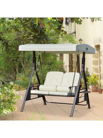 Outsunny Hollywoodschaukel 162L x 118B x 173H cm Beige