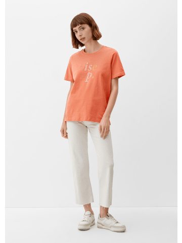 s.Oliver T-Shirt kurzarm in Orange