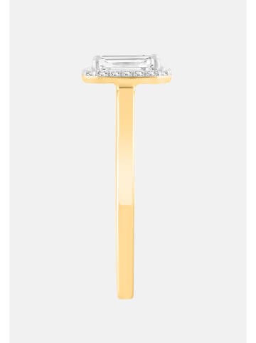 Ethische Diamanten Ring aus 375 Gelbgold mit Lab Grown Diamant