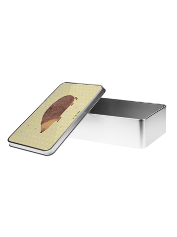 Mr. & Mrs. Panda Kaffeedose Metall Igel Herzen ohne Spruch in Gelb Pastell