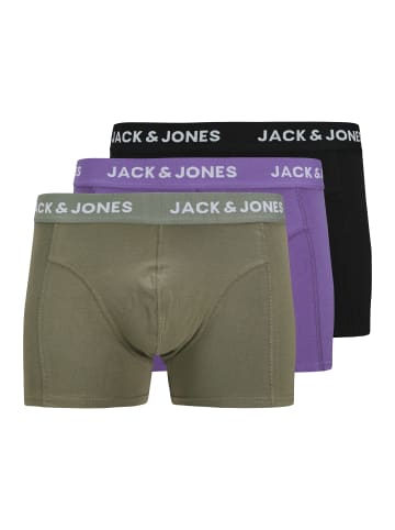 Jack & Jones Retro Short / Pant Rob Solid in Grün / lila / schwarz
