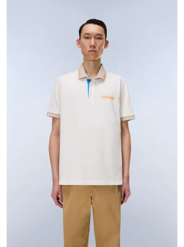 Napapijri Polo E-ZERI SS in White Whisper