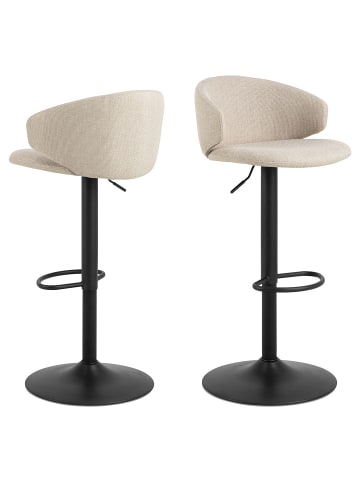 ebuy24 Barhocker Ella Beige 2er Set