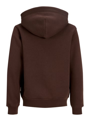 JACK & JONES Junior Kapuzensweatjacke Jornorrebro Zip Hoodie in java