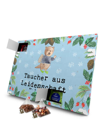 Mr. & Mrs. Panda Advents-Teekalender Taucher Leidenschaft mit Sp... in Eisblau