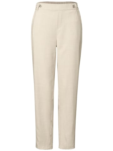 Street One Chino mit Knopfdetail in Beige