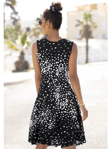 Vivance Jerseykleid in schwarz-weiß-bedruckt