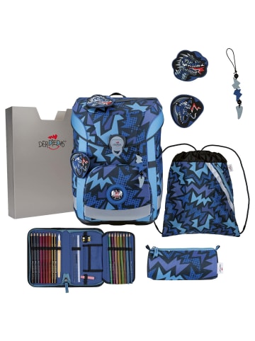 DerDieDas ErgoFlex Easy - Schulranzen Set 5tlg. 950 g (Purple Unicorn) in Dark Dragon