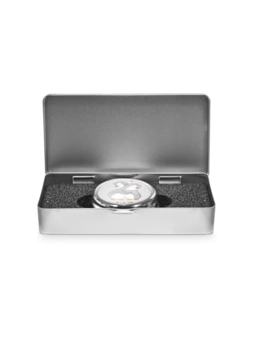 Mr. & Mrs. Panda Tablettenbox Pinguine Kuscheln ohne Spruch in Grau Pastell