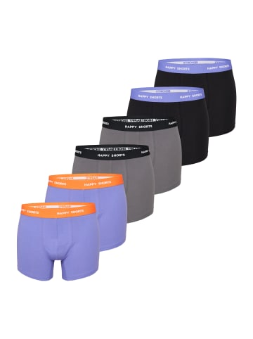 Happy Shorts Retro Pants Jersey in purple/black/grey