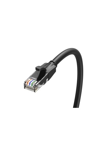 Baseus Netzwerkkabel RJ45 LAN-Kabel , UTP, Cat.6a 1.5m Schwarz