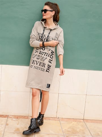 WITT WEIDEN Jerseykleid in schlamm-schwarz