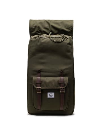 Herschel Little America - Rucksack 16" 49.5 cm (grey crosshatch) in ivy green