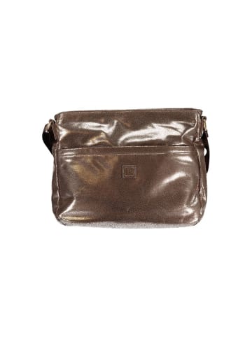 Laura Biagiotti Bronzefarbene Polyester-Handtasche