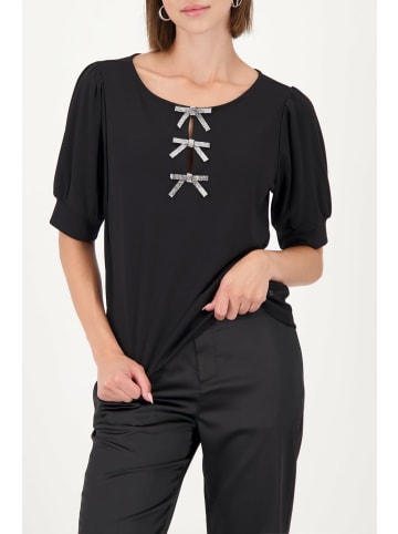 monari Kurzarmbluse für Damen in schwarz