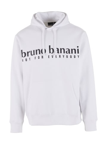 Bruno Banani Hoodie ohne Reißverschluss EWING in Weiß