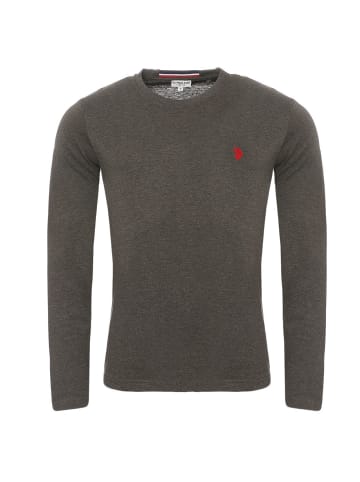 U.S. Polo Assn. Polo LongSleeve Shirt in Anthrazit