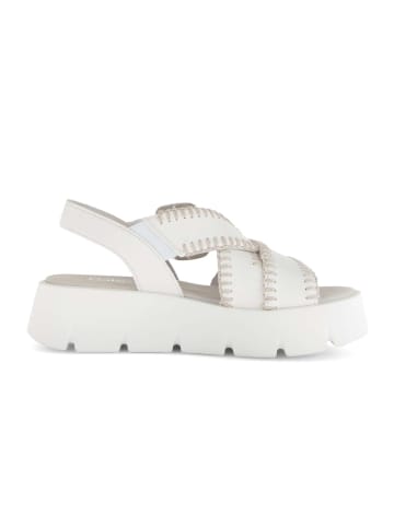 Gabor Plateau Sandalen in creme