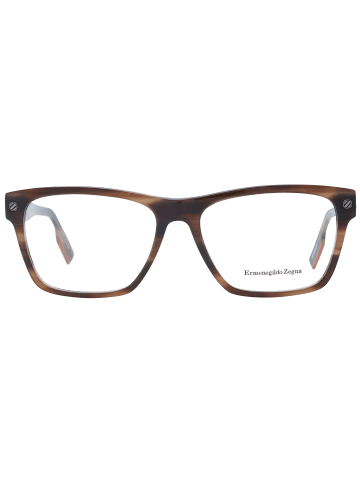 Ermenegildo Zegna Männer Optische Fassungen Rechtwinklig Braun