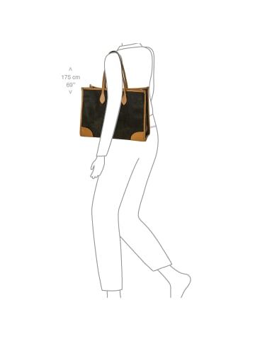 BRIC`s Life Shopper Tasche 40.5 cm Laptopfach in olivgruen