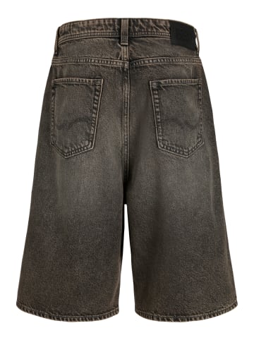 JACK & JONES Junior Baggy Jeansshorts Stonewashed Jjiron in black denim
