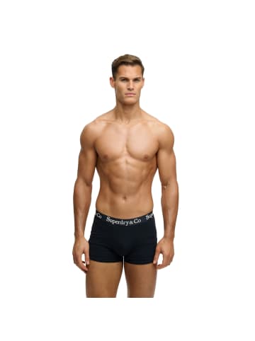 Superdry Boxershort 3er Pack in Dunkelblau