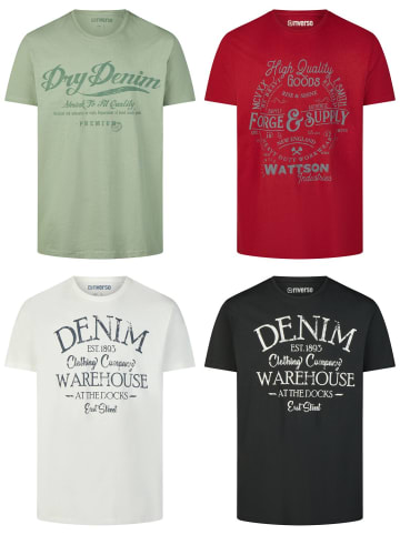 riverso T-Shirt RIVLeon 4er Pack in Mehrfarbig