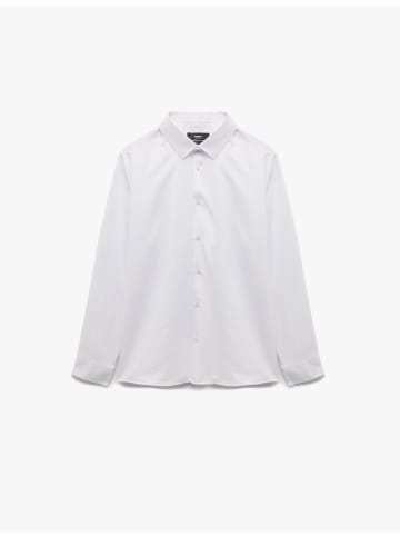 KOTON SHIRTS LS BSC in Weiß
