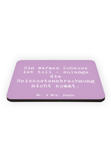 Mr. & Mrs. Panda Fridge Magnet Spruch Geborgenheit im Zuhause mi... in Lavendeltraum