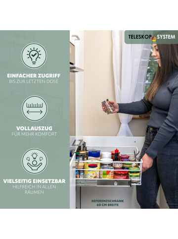 bremermann Teleskopschublade ca. 45,5-47 x 14 x 44 cm (B/H/T)